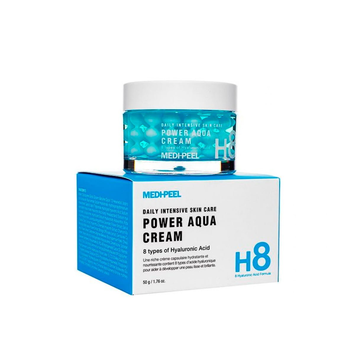 Меди пил косметика корея. Medi Peel Power Aqua Cream h8. Blue Aqua Tox Cream, 50мл. Medi-Peel Power Aqua Cream 50г. Крем с пептидными капсулами Medi-Peel Power Aqua Creme, 50 мл.